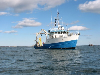 Image - Research vessel Connecticut The research vessel Connecticut will be used to test the design and operation of a sea-going climate research facility for the Department of Energy. Photo courtesy of James Edson, University of Connecticut.